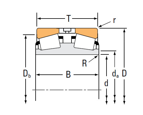 Bearing TDI TDIT Tapered Roller Bearings 13182D 13318