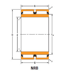 Bearing needle roller bearings Ta4020v na6910