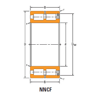 Bearing needle roller bearings Ta4022v na6918