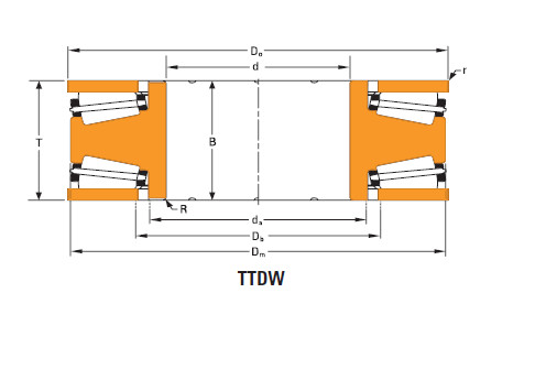 Bearing Thrust race single T770fa