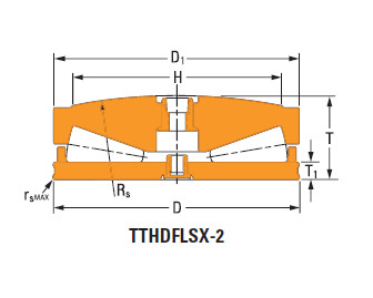 Thrust tapered roller bearings s-4718-a