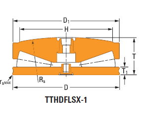 Thrust tapered roller bearings T411fas-T411s