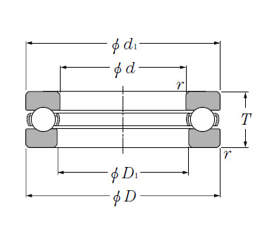 Thrust Bearings NTN CRTD5216