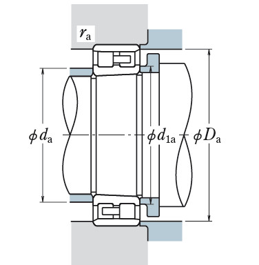 NSK double row cylindrical roller bearings NN3034K