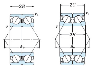 Bearing NSK B500-3