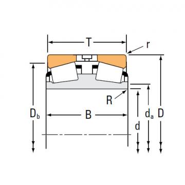 Bearing TDI TDIT Tapered Roller Bearings 782D 772