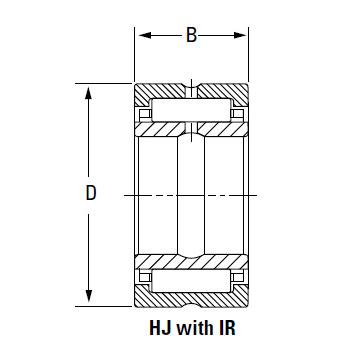 cylindrical roller bearings IR-648040 HJ-8010440