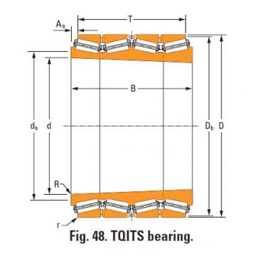 Bearing Four Row Tapered Roller Bearing Hm259030T Hm259011d double cup