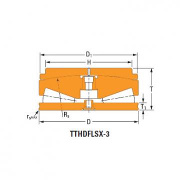 Thrust tapered roller bearings T1011fs-T1011s