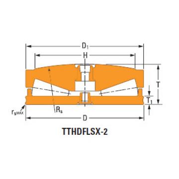 Thrust tapered roller bearings 252TTsv958