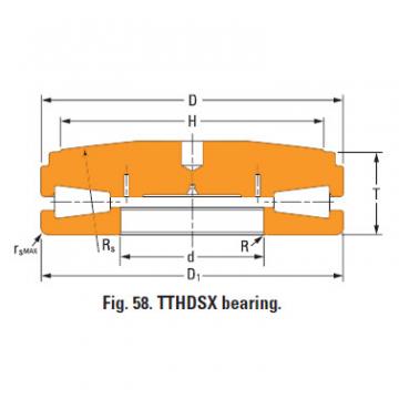 Thrust tapered roller bearings T9030fsB-T9030sc
