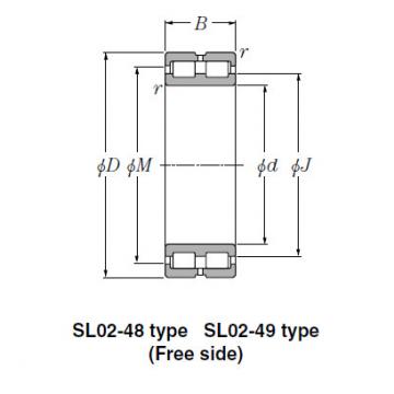 Bearing NTN Type SL  Cylindrical Roller Bearings SL01-4936