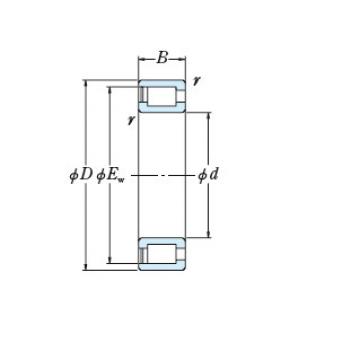 FULL-COMPLEMENT CYLINDRICAL ROLLER BEARINGS NCF1840V