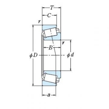 NSK TAPERED ROLLER BEARINGS SINGLE ROW 94687/94113