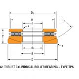 thrust cylindrical roller bearing 40TPS116