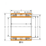 Cylindrical Roller Bearing Four Row assembly 390rX2088