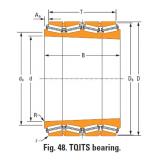 Bearing Four Row Tapered Roller Bearing Hm259030T Hm259011d double cup