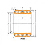 Bearing Four Row Tapered Roller Bearing Hm259030T Hm259011d double cup