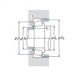 NSK TAPERED ROLLER BEARINGS SINGLE ROW 38880/38820